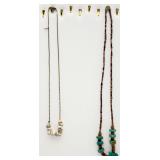 2 Stone Necklaces