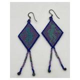 Sterling Silver Pl. Spirit Dancer Fringe Earrings