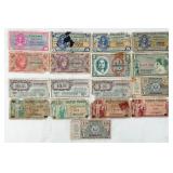 Variety of Military Payment Certificates
