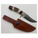Handmade Damascus Steel Skinning Knife