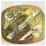 VTG Trinity Brass Buckle Co. Abalone