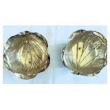 2 VTG Silverplated Footed Bowls