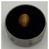 Oval Cut Tiger Eye Loose Gemstone