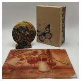 Elephant Decor, Storage Box, Glass Cut Board