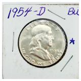 1954-D Franklin Half Dollar