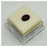 Loose Oval Cut Rhodolite Garnet Gemstone