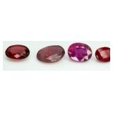 4 Pink/Red Gemstones