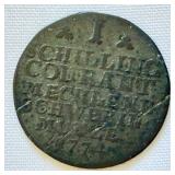 1774 Mecklen Burg-Schwerin 1 Schilling