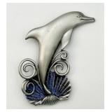 Very Nice 'J.J.' Leaping Dolphin Pin