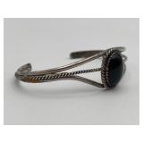 Navajo-style Sterling Silver Cuff
