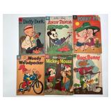Lot of 6 Vintage Dell Comics