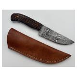 Handmade Damascus Steel Hunting Knife