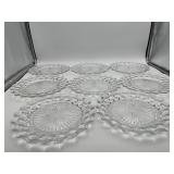 Vintage Fostoria American Clear Dinner Plates