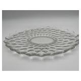Vtg Fostoria American Crystal Oval Serving Plate