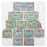 Occupied Japan Allied Military Currency