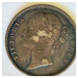 1840 East India Co. Queen Victoria 1 Rupee