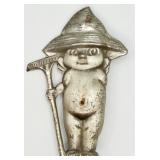 VTG 925 Kewpie Farmer Brooch/Pin