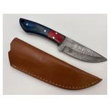 Handmade Damascus Steel Skinning Knife