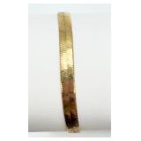 Gold-tone Heringbone Bracelet