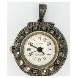 925 Brittany Quartz Pendant Watch