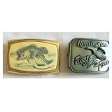 2 VTG Belt Buckles
