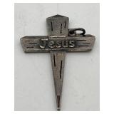 925 Nail Cross Pendant