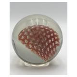 Vintage Handblown Glass Paperweight