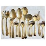 13 VTG & ANTQ Silverplated Silverware
