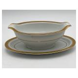 VTG Noritake Goldridge Gravy Boat with Saucer