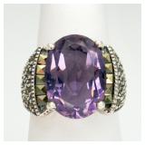 925 Amethyst Ring