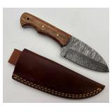 Handmade Damascus Steel Skinning Knife