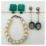 3 Pieces of Vintage Lucite Jewelry