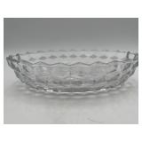 Vtg Fostoria American Clear Oval Vegetable Bowl