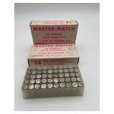 2 MASTER-MATCH 38 SPECIAL MATCH AMMUNITION