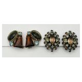 2 Pair of Vintage Ear Clips