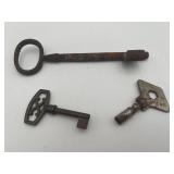 3 Antique & Vintage Keys