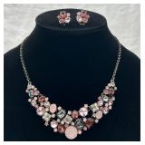 'Premier Design' Necklace & Ear Clip Set