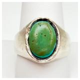 925 Turquoise Cabochon Ring