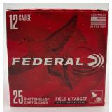 Federal Box of 25 12 Gauge Shells