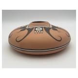 Handcrafted Hopi-Tewa Polychrome Seed Jar
