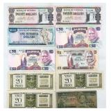 Foreign Currency from 4 Countries