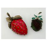 Strawberry & Raspberry Pins