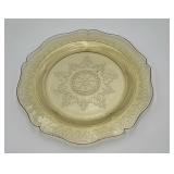VTG Federal Glass plate w/ Patrician Spoke pattern
