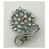 Pretty Vintage Floral Spray Pin