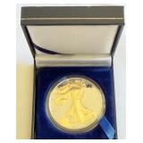 2009 American Silver Eagle Silver & 24K Gold Coin