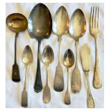 9 VTG & ANTQ Silverplated Silverware