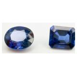 2 Blue Gemstones