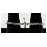 Sterling Silver Aquamarine Bracelet
