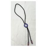 'Native American' Beaded Bolo Slide