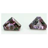 2 Purple Gemstones